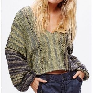 Rare Free People Amethyst Sweater Small